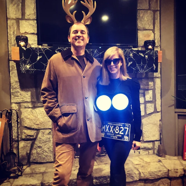 deer in headlights costume