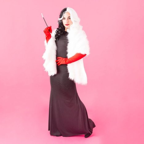 cruella deville costume diy