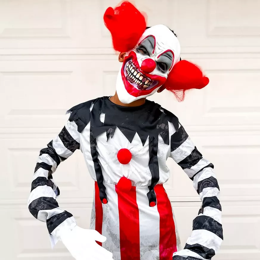 creepy clown costume