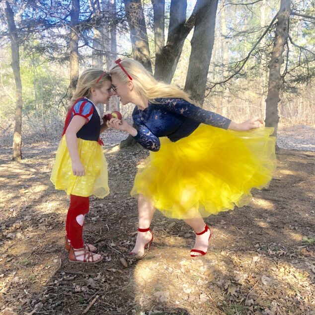 diy snow white costume