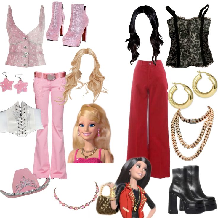 barbie and raquelle costume