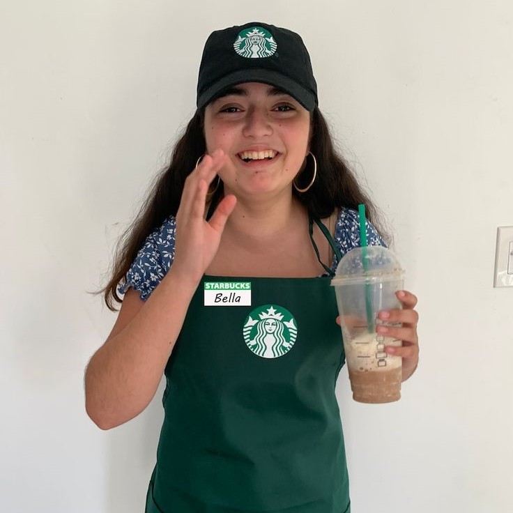 DIY Starbucks barista outfit