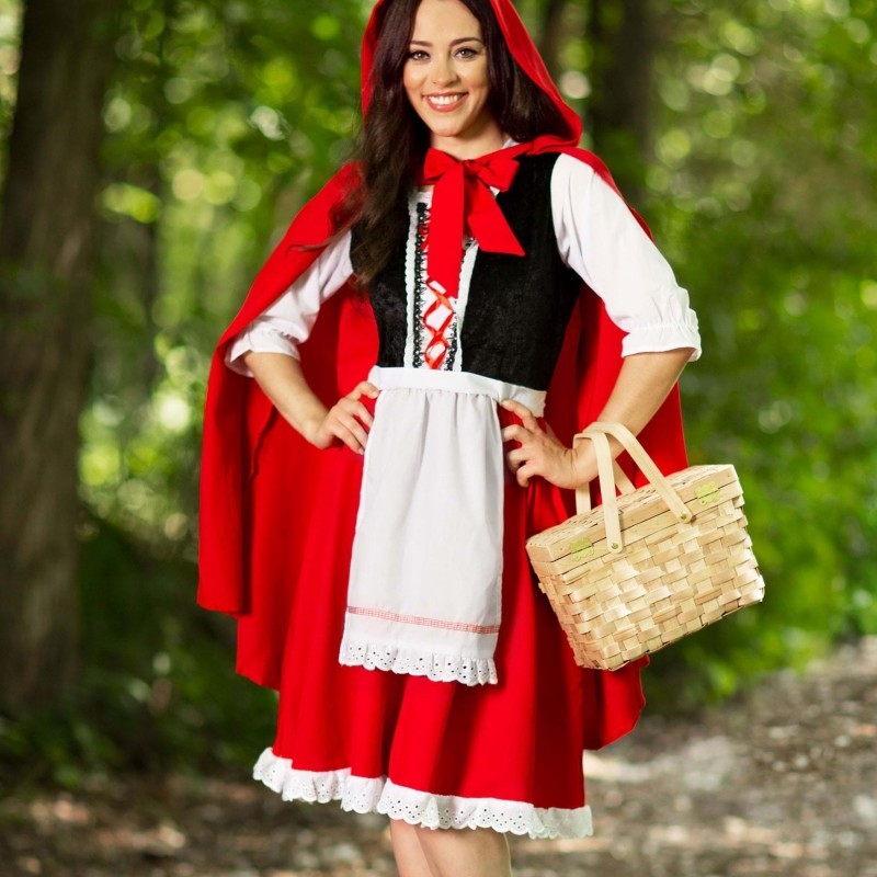 red riding hood diy costume