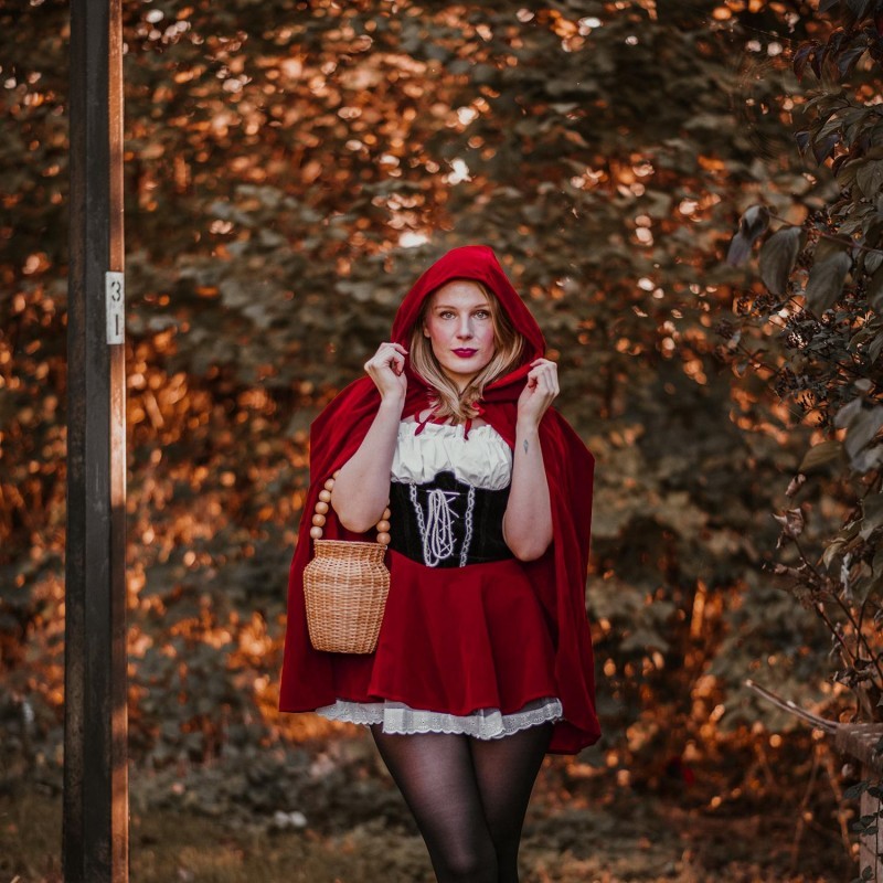 red riding hood diy costume