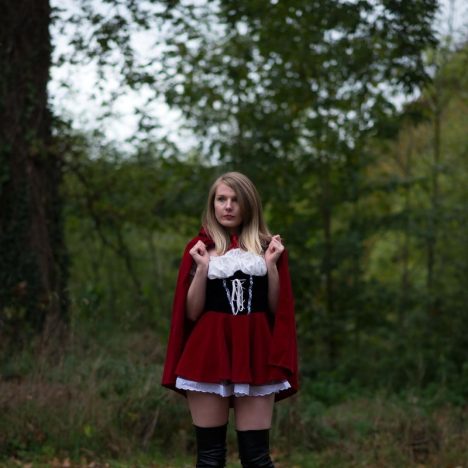 diy red riding hood costume for adults