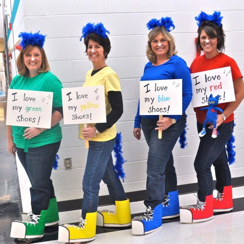 pete the cat homemade costume