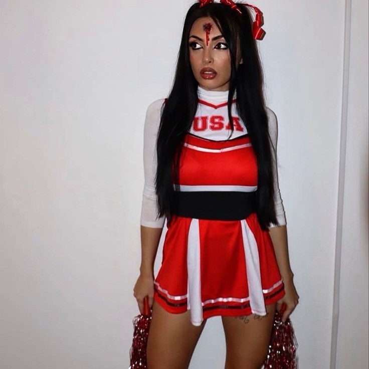zombie cheerleader costume