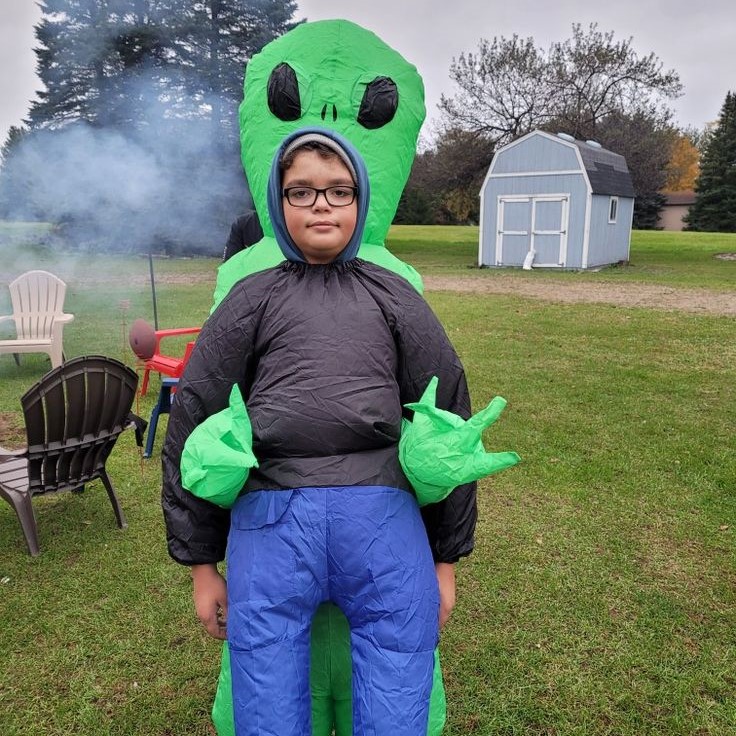 inflatable alien costume
