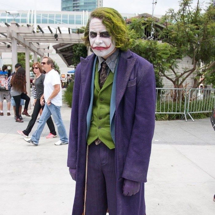 heath ledger joker costume