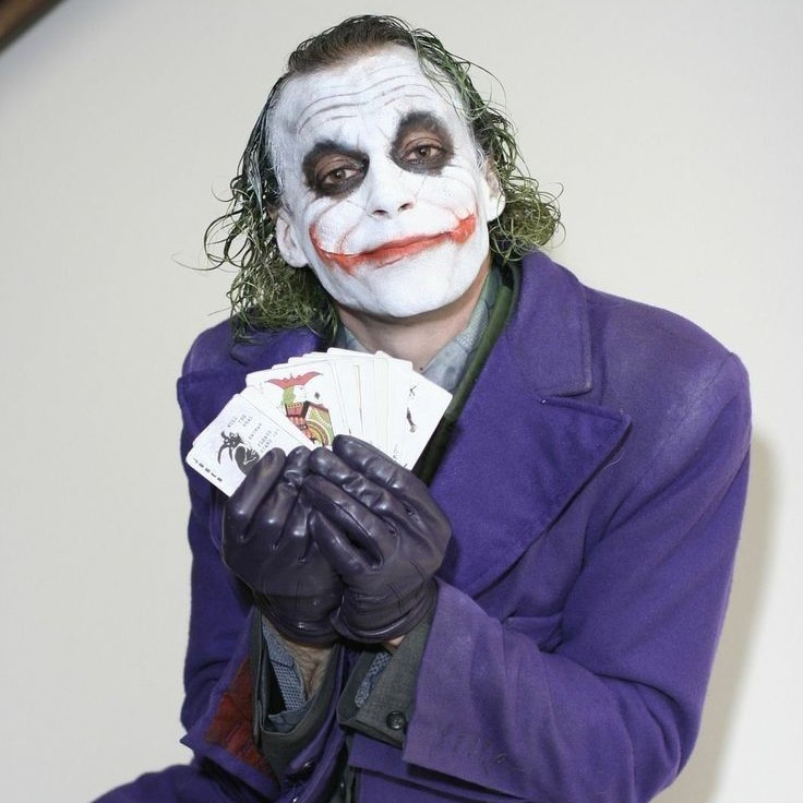 heath ledger joker costume