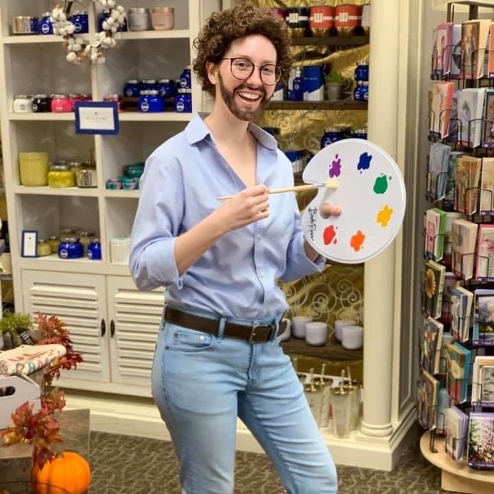 bob ross costume