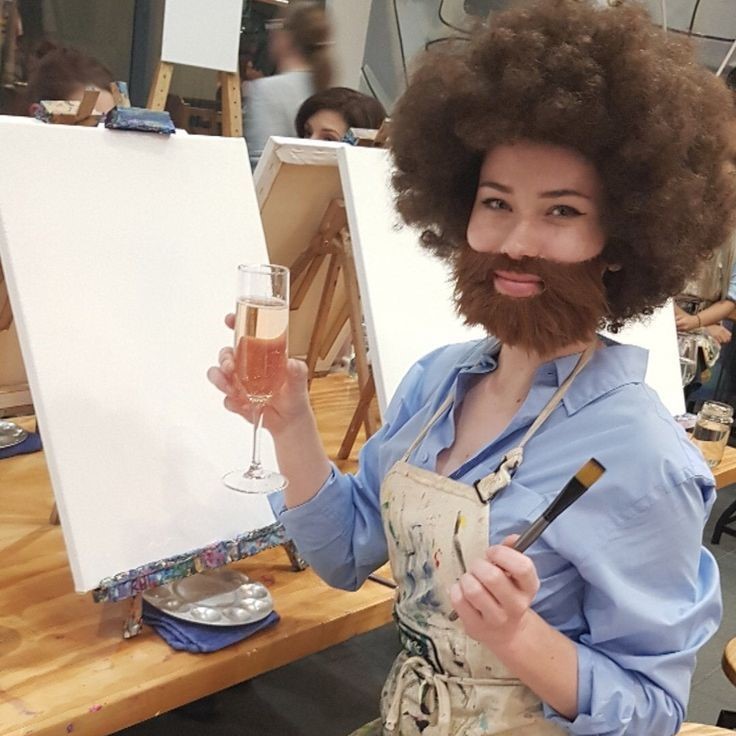 bob ross costume