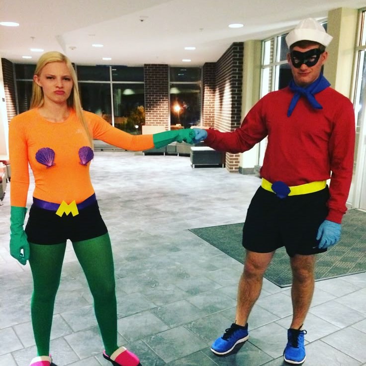 mermaid man and barnacle boy costume