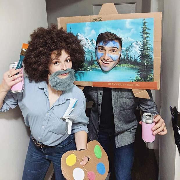 bob ross costume