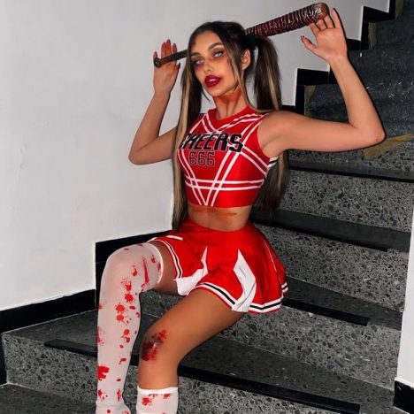 zombie cheerleader costume