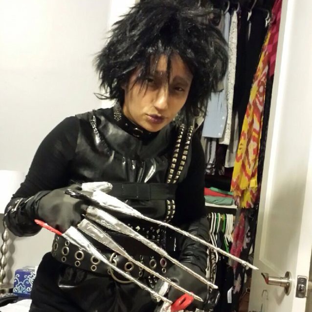 edward scissorhands costume