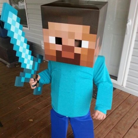 minecraft steve costume