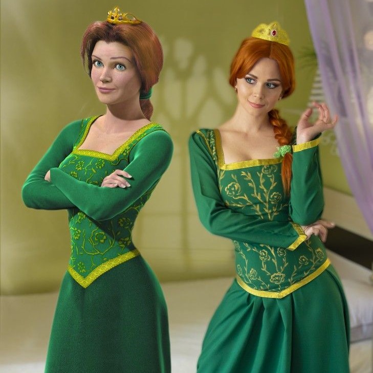 princess fiona costume