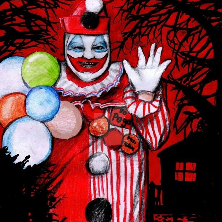 john wayne gacy clown costume