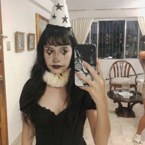 pierrot clown costume