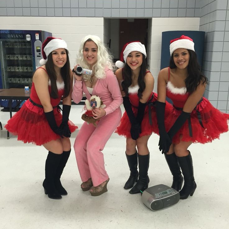 mean girls santa costume