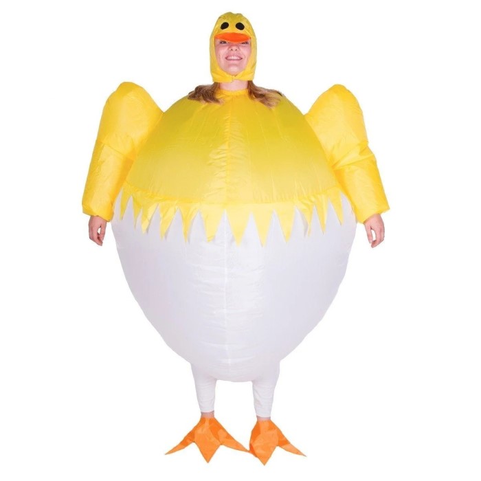 inflatable chicken costume
