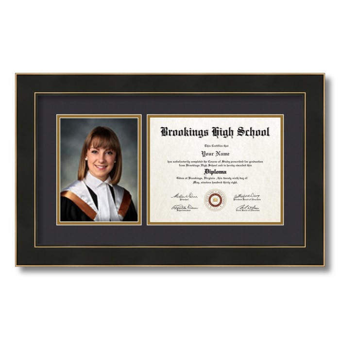 high school diploma frame