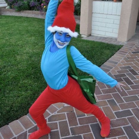 papa smurf costume