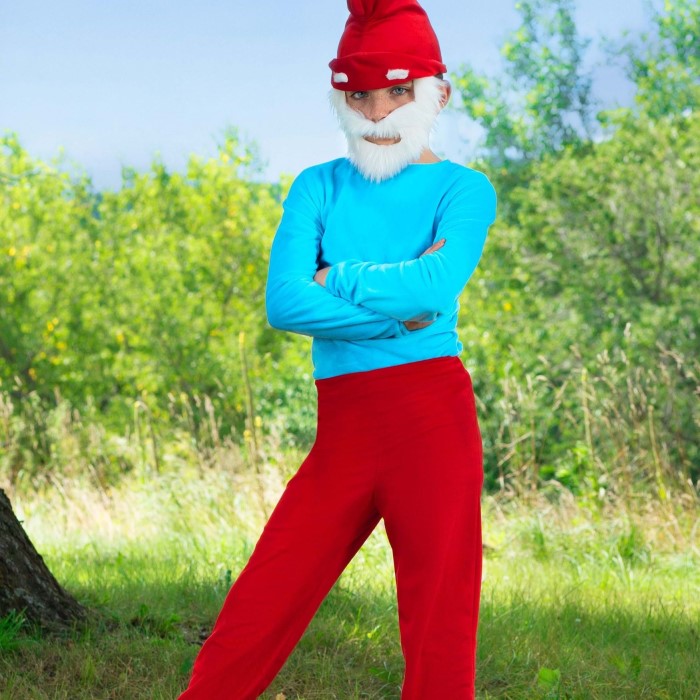 papa smurf costume