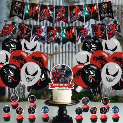 venom birthday party supplies