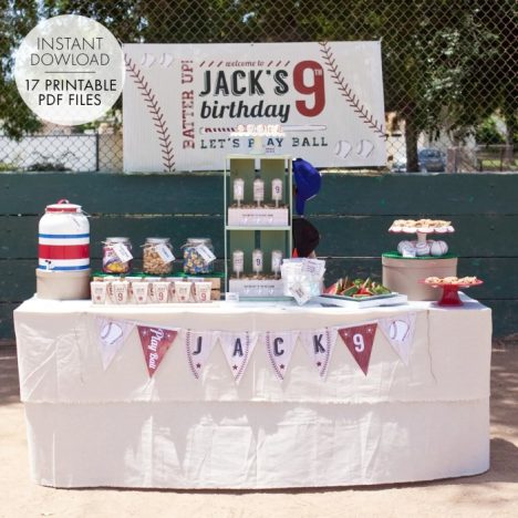 baseball birthday party supplies