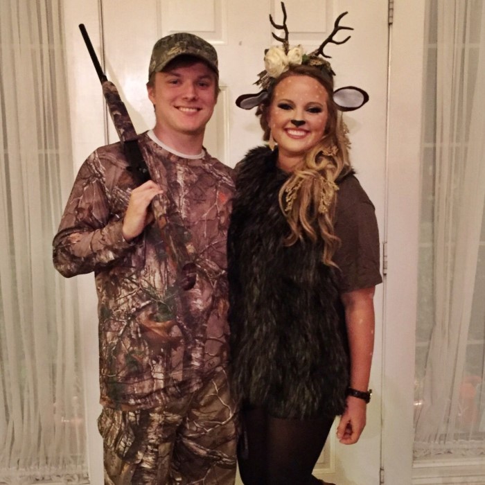 deer and hunter costume