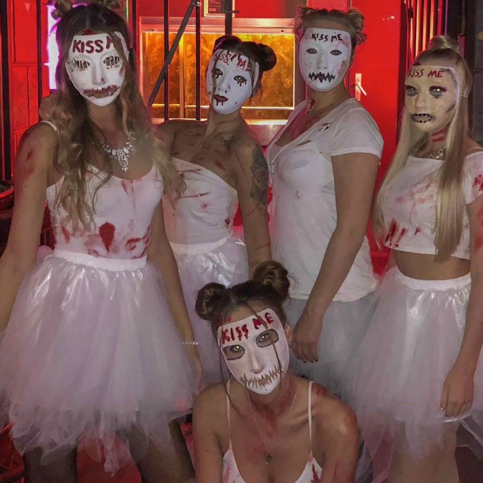 purge costume girl