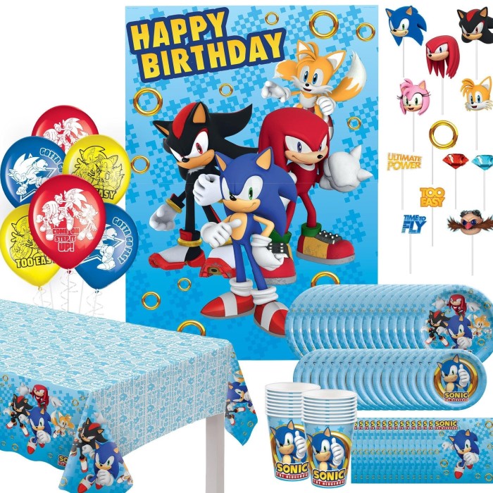 sonic birthday party supplies