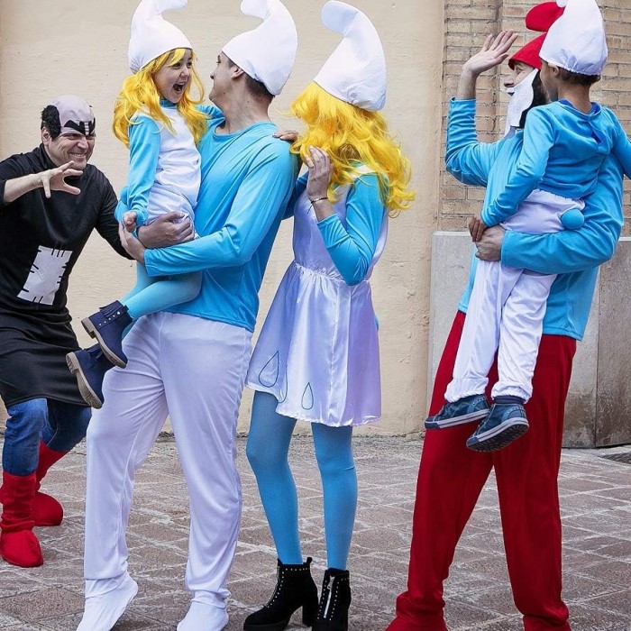 papa smurf costume