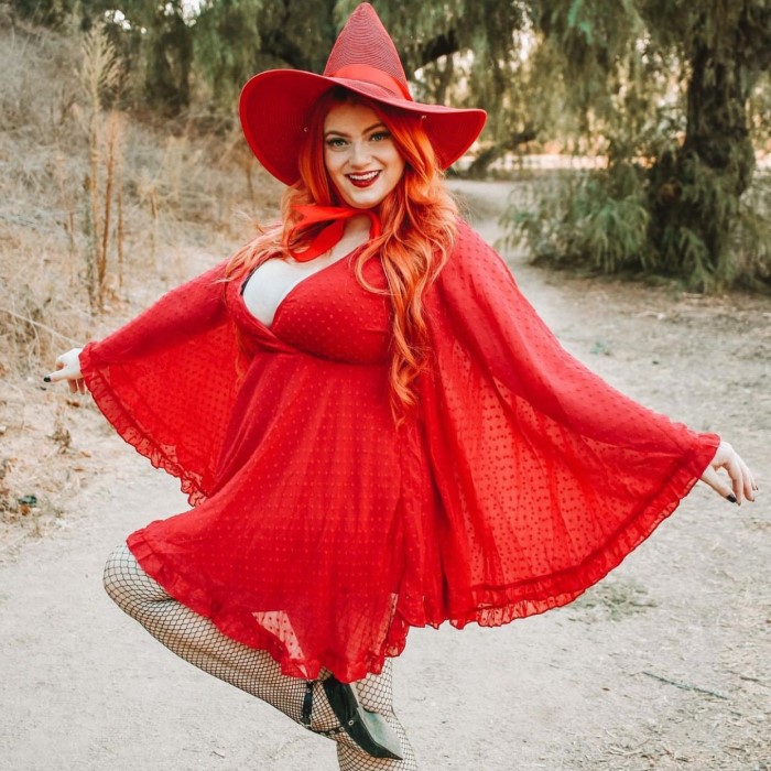 plus size witch costume