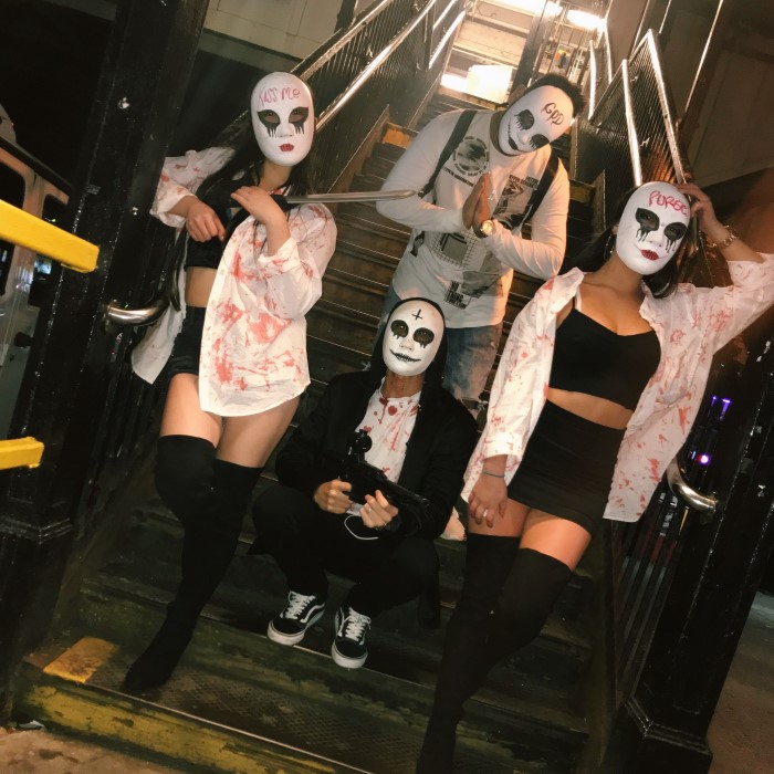 purge costume girl