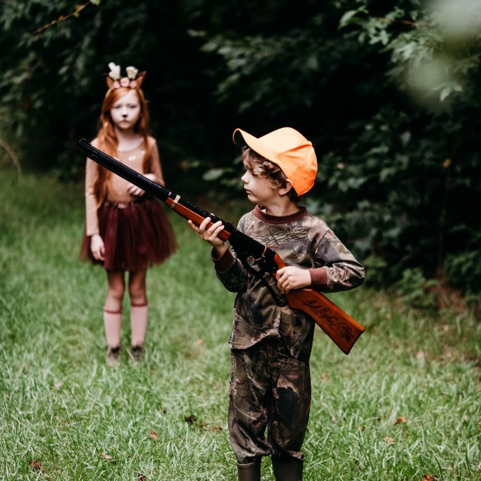 deer and hunter costume