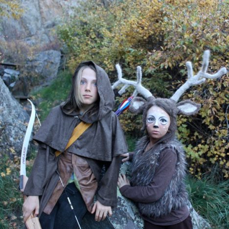 deer and hunter costume