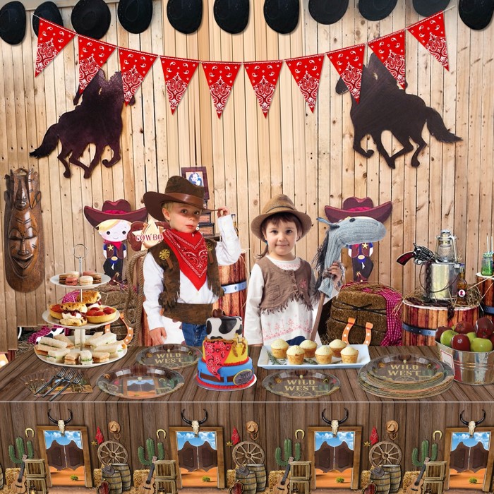 western birthday party supplies