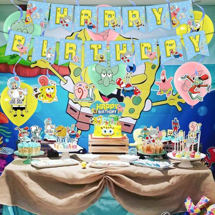spongebob squarepants birthday party supplies