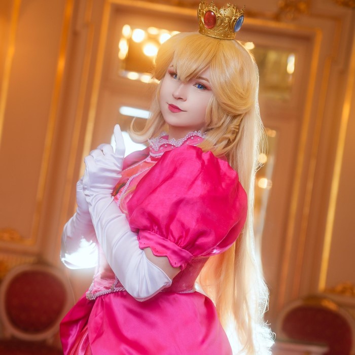 princess peach costume adults