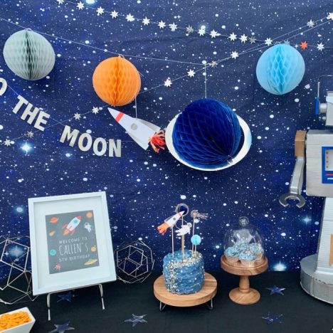 space birthday party supplies