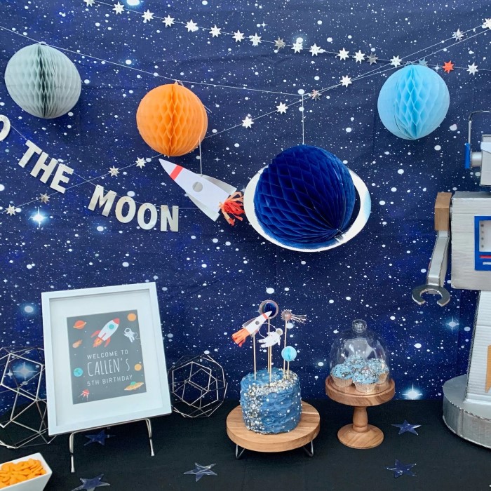 space birthday party supplies