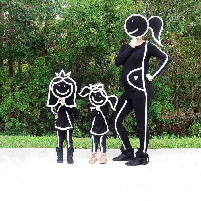 stick figure costume