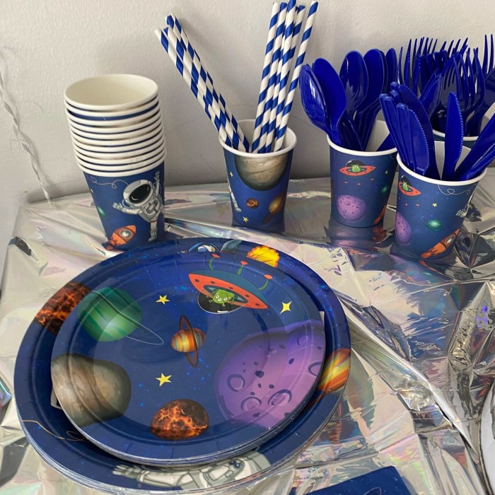 space birthday party supplies