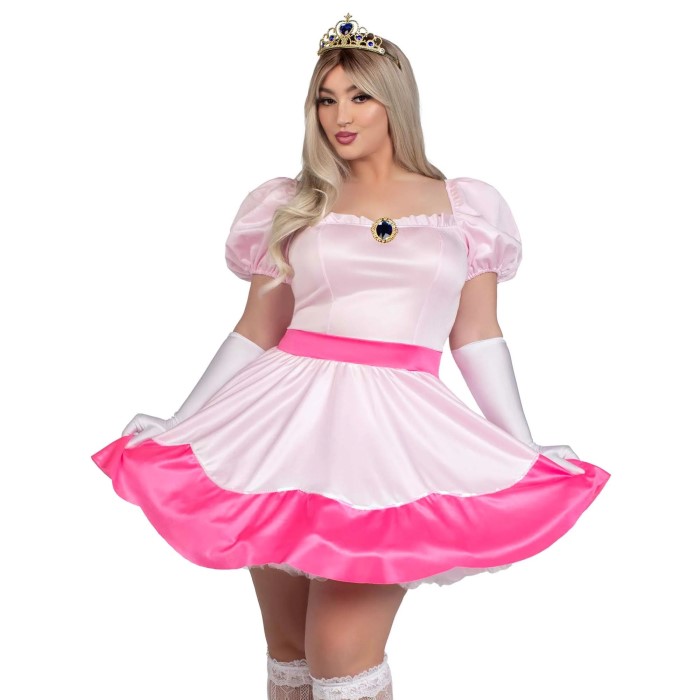 princess peach costume adults