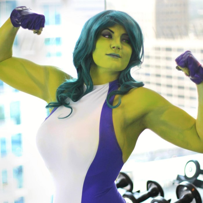 she hulk costume