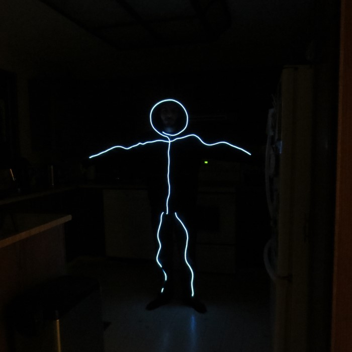 stick figure costume