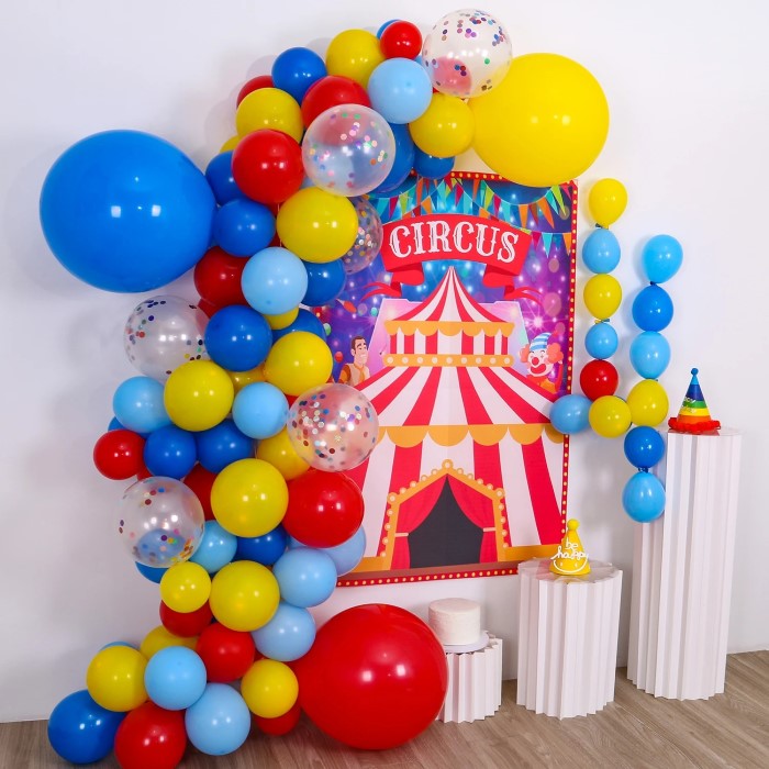 circus birthday party supplies